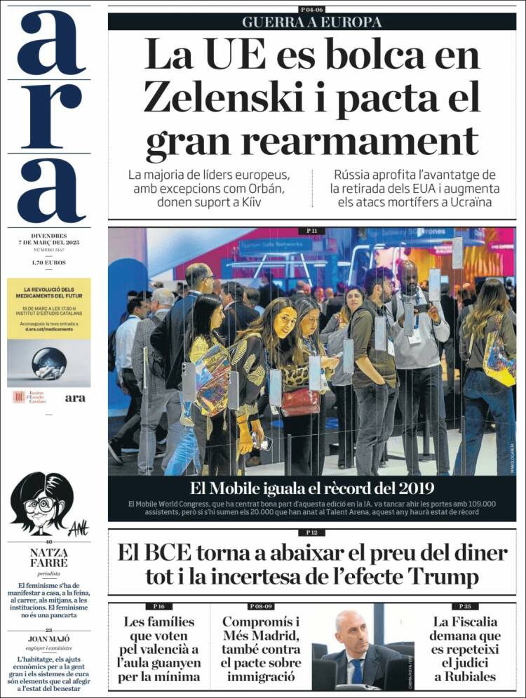 Portada de Ara (España)