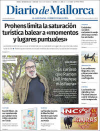 Portada de Diario de Mallorca (España)