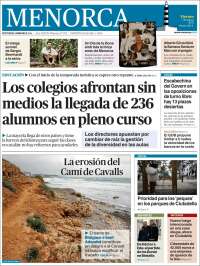 Portada de Menorca - Diario Insular (España)