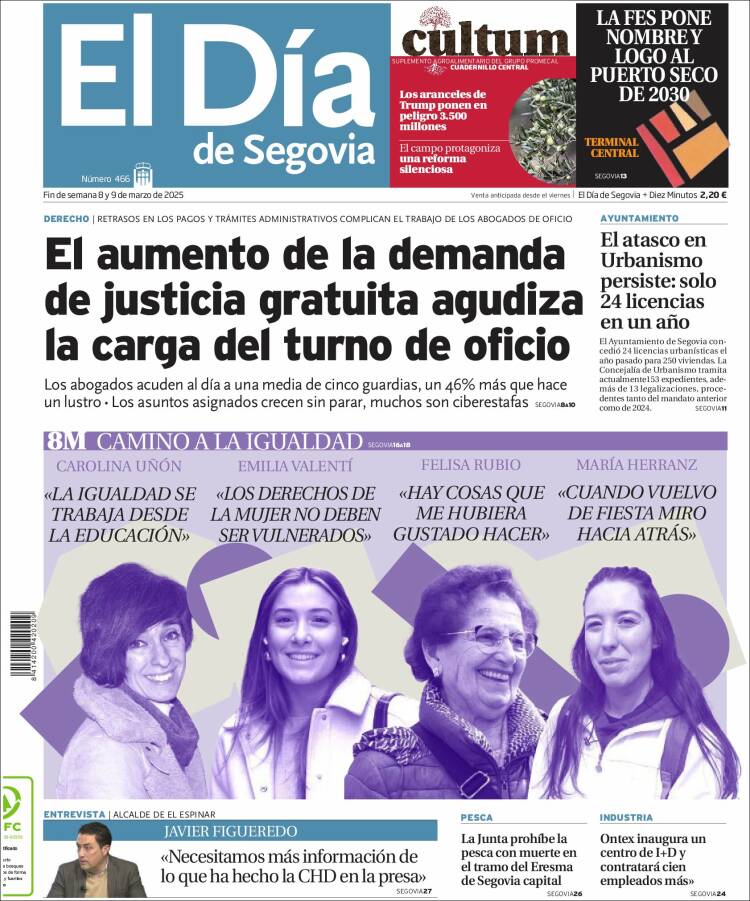 Portada de El Día de Segovia (Spain)