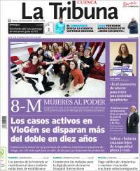 Portada de La Tribuna de Cuenca (España)