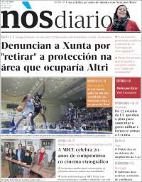 Portada de Nòs Diario (España)