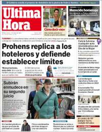 Portada de Última Hora (España)