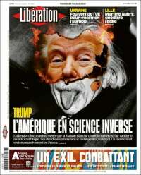 Portada de Libération (Francia)