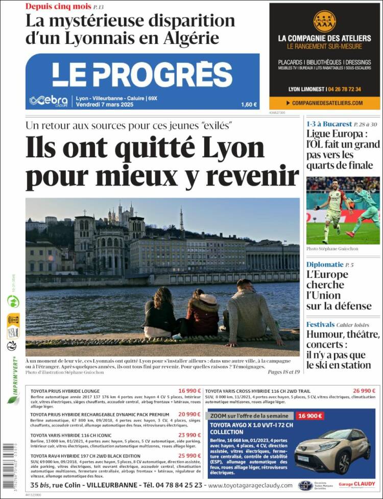 Portada de Progres de Fecamp (Francia)