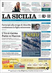 Portada de La Sicilia (Italia)