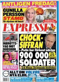 Portada de Expressen (Suecia)