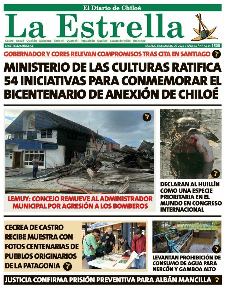 Portada de Estrella de Chiloé (Chile)