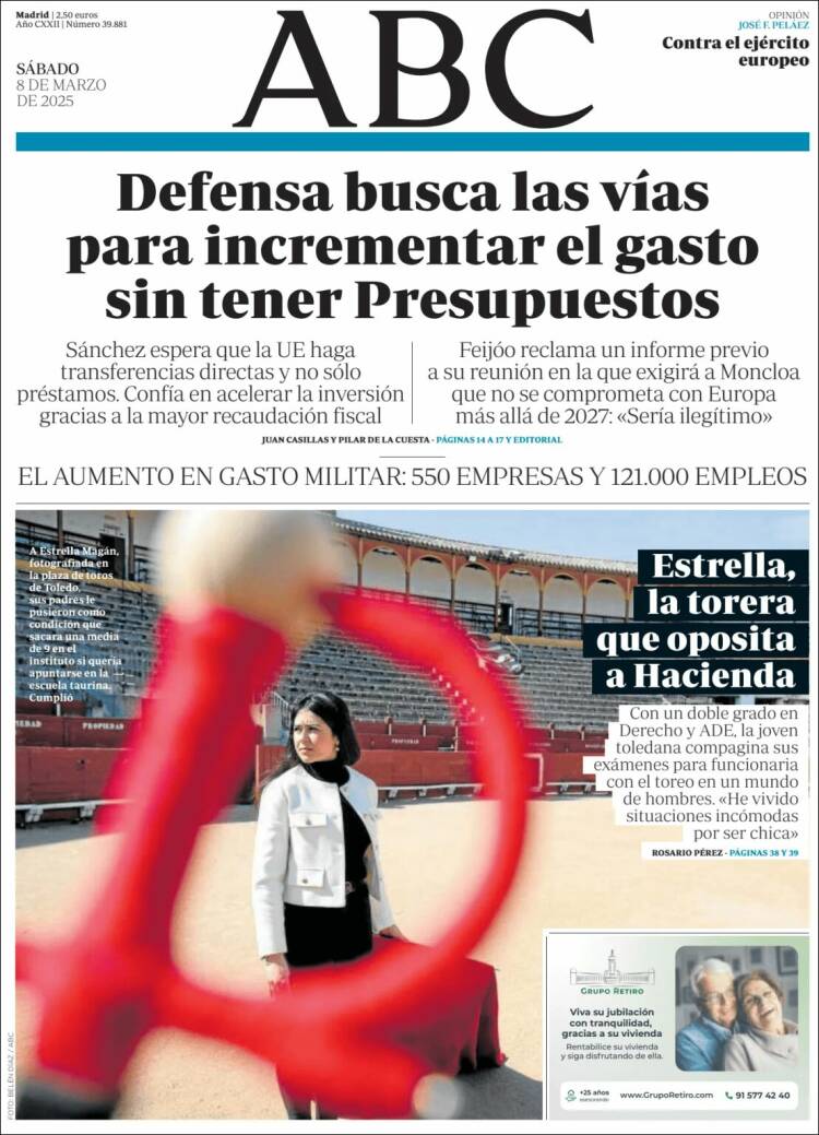 Portada de ABC (España)