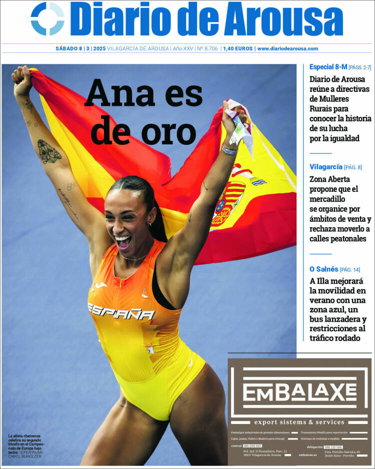 Portada de Diario de Arousa (España)