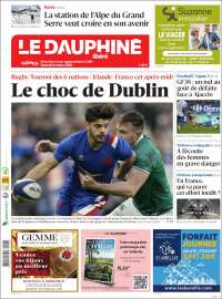 Portada de Le Dauphiné Libéré (Francia)