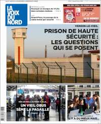 Portada de La Voix du Nord (Francia)