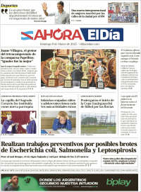 Portada de El Día de Gualeguaychú (Argentina)