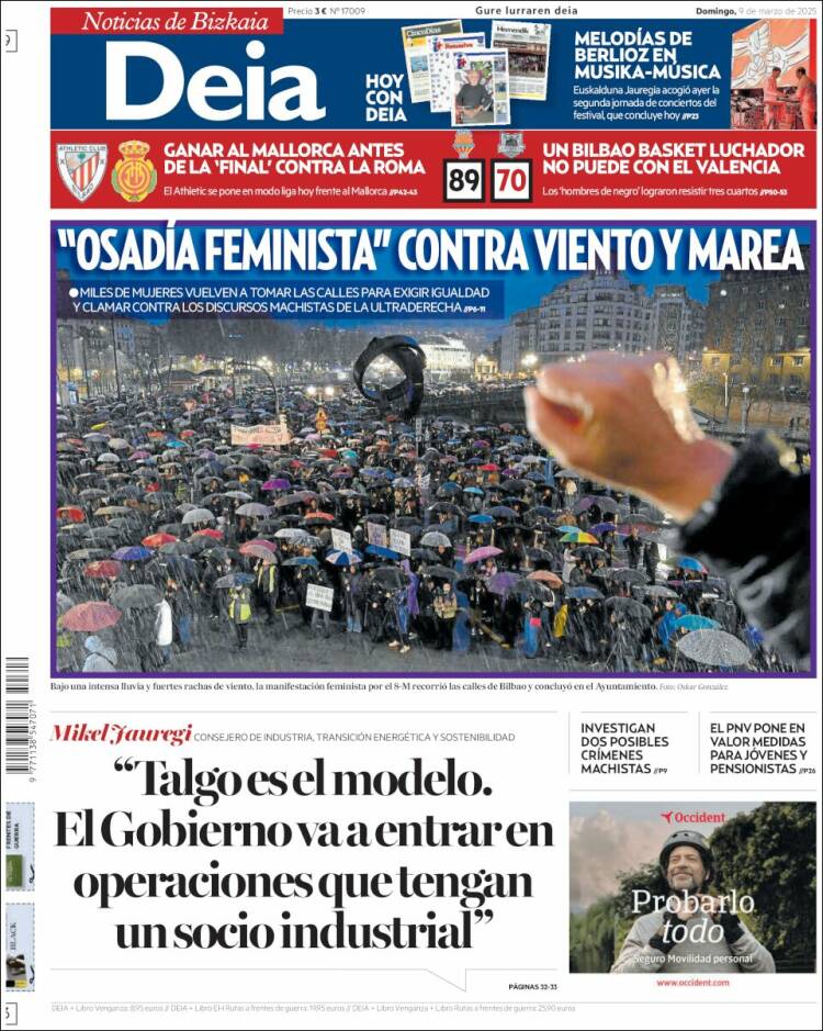 Portada de Deia (España)