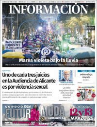 Portada de Diario Información (España)