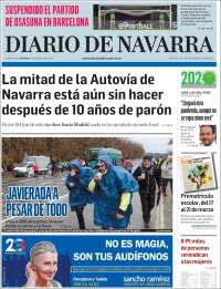 Portada de Diario de Navarra (España)