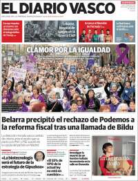 Portada de Diario Vasco (España)