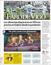 Portada de Faro de Vigo (España)