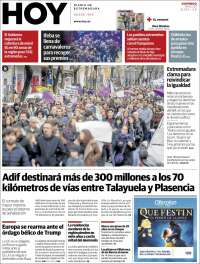 Portada de Hoy - Badajoz (España)