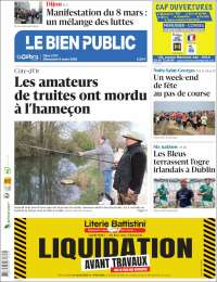 Portada de Le Bien Public (Francia)