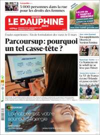 Portada de Le Dauphiné Libéré (Francia)