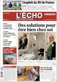 Portada de L'Echo Républicain (Francia)