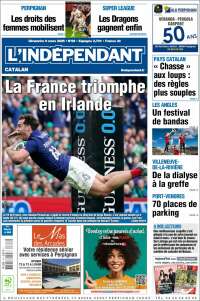 Portada de Le Indépendant (Francia)