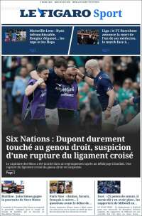 Portada de Le Figaro Sport (Francia)