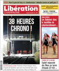 Portada de Libération Champagne (Francia)