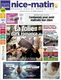 Portada de Nice-Matin (Francia)