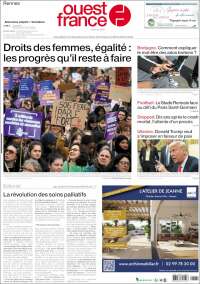 Portada de Ouest France (Francia)