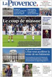 Portada de La Provence (Francia)