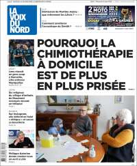 Portada de La Voix du Nord (Francia)