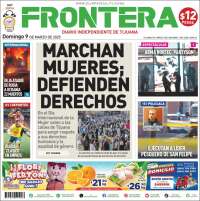 Portada de Frontera (México)