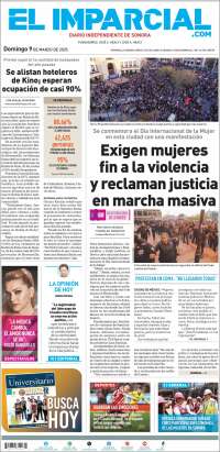 Portada de El Imparcial (México)