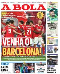 Portada de A Bola (Portugal)