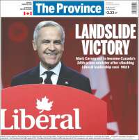 Portada de The Province (Canadá)