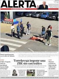 Portada de Alerta - El Diario de Cantabria (España)