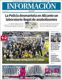 Portada de Diario Información (España)