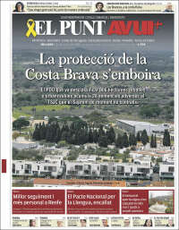 Portada de El Punt Avui (España)