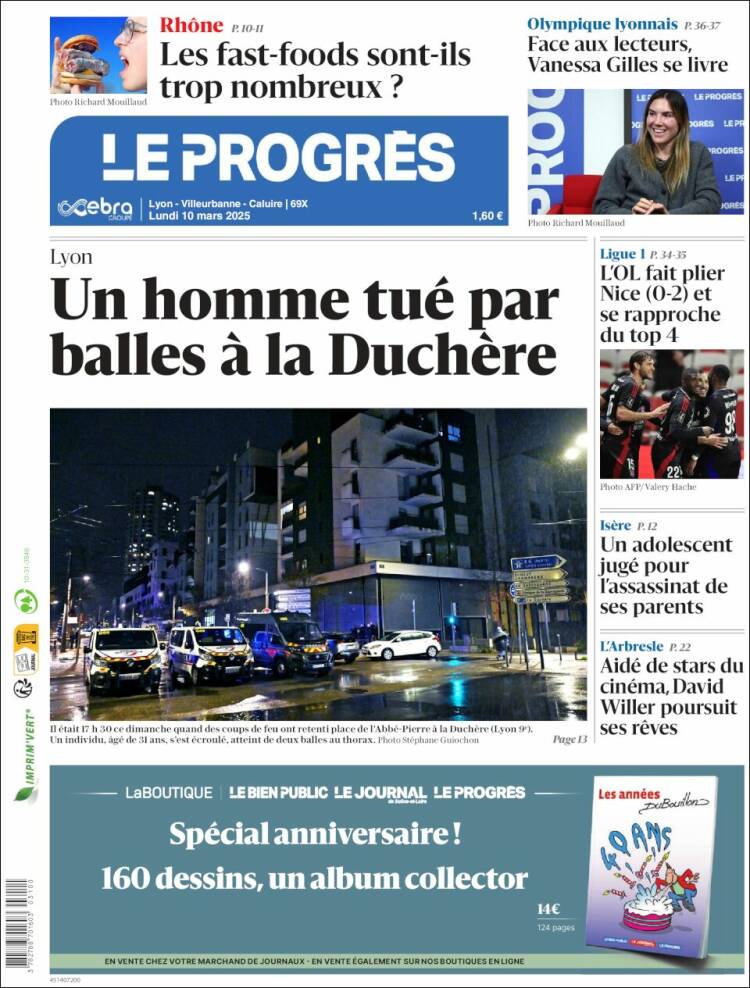 Portada de Progres de Fecamp (Francia)