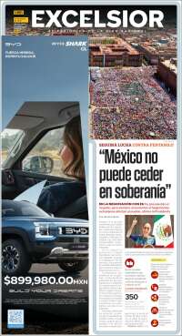 Portada de Excelsior (México)