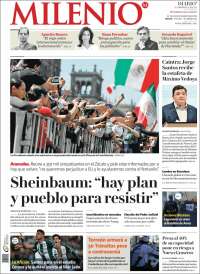 Portada de Milenio - Laguna (México)