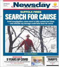 Portada de Newsday (USA)