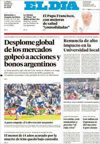 Portada de El Día de la Plata (Argentina)