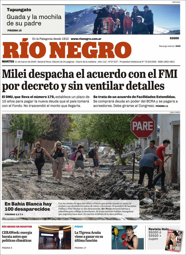 Portada de Rio Negro (Argentina)