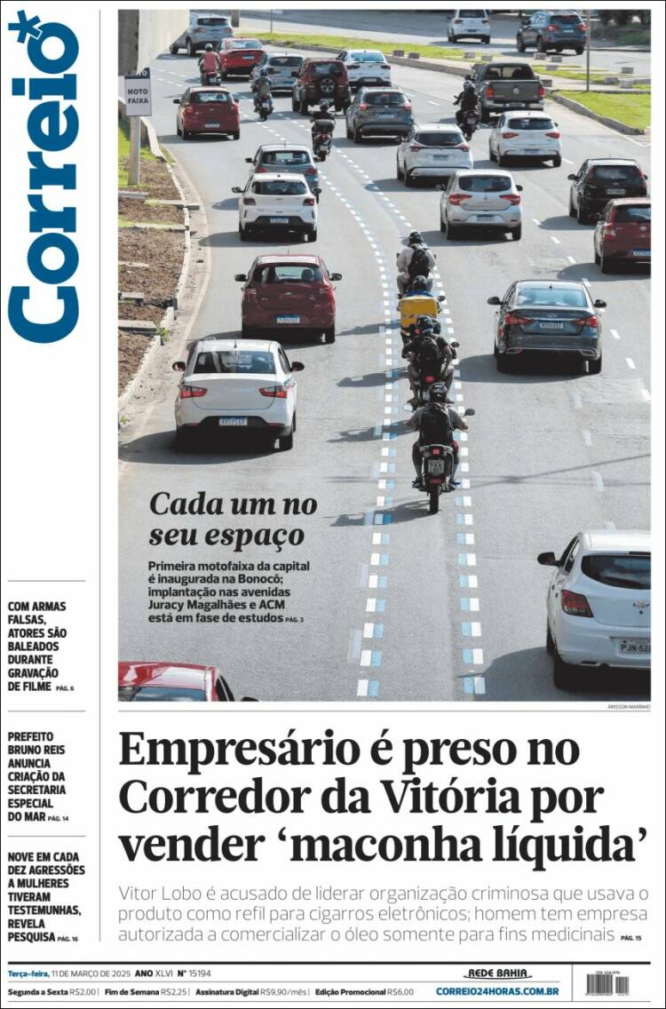 Portada de Correio* (Brasil)