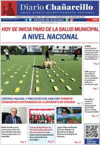 Portada de Diario Chañarcillo (Chile)