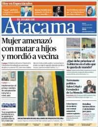 Portada de Diario de Atacama (Chile)