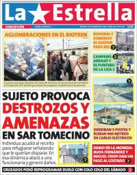 Portada de La Estrella de Concepción (Chile)